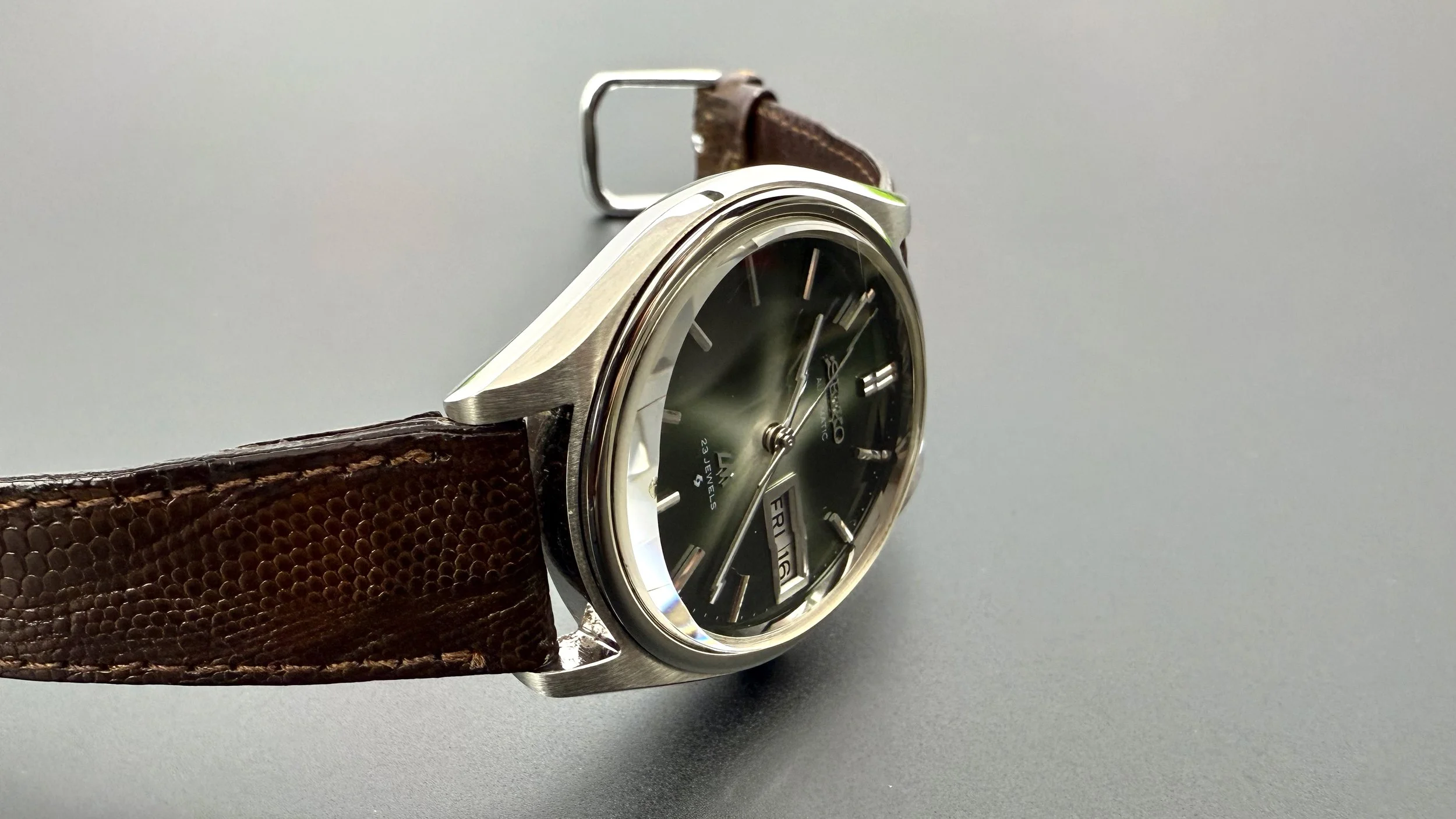 【不動・ジャンク】SEIKO LORD MATIC 5606-8051 Rare Seiko LordMatic Roman Dial Automatic Men's Watch 5606